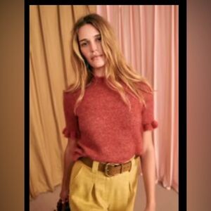 Sezane Mindy Jumper Sienne - Size S